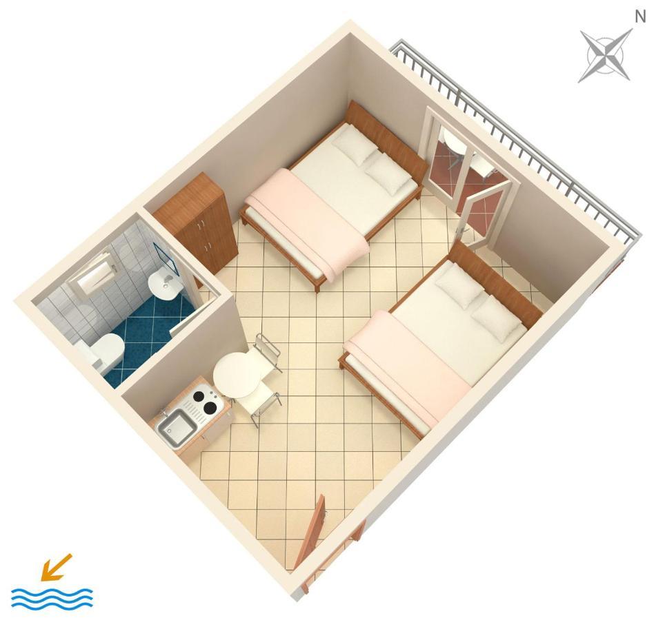 Apartments By The Sea Podaca, Makarska - 6745 المظهر الخارجي الصورة